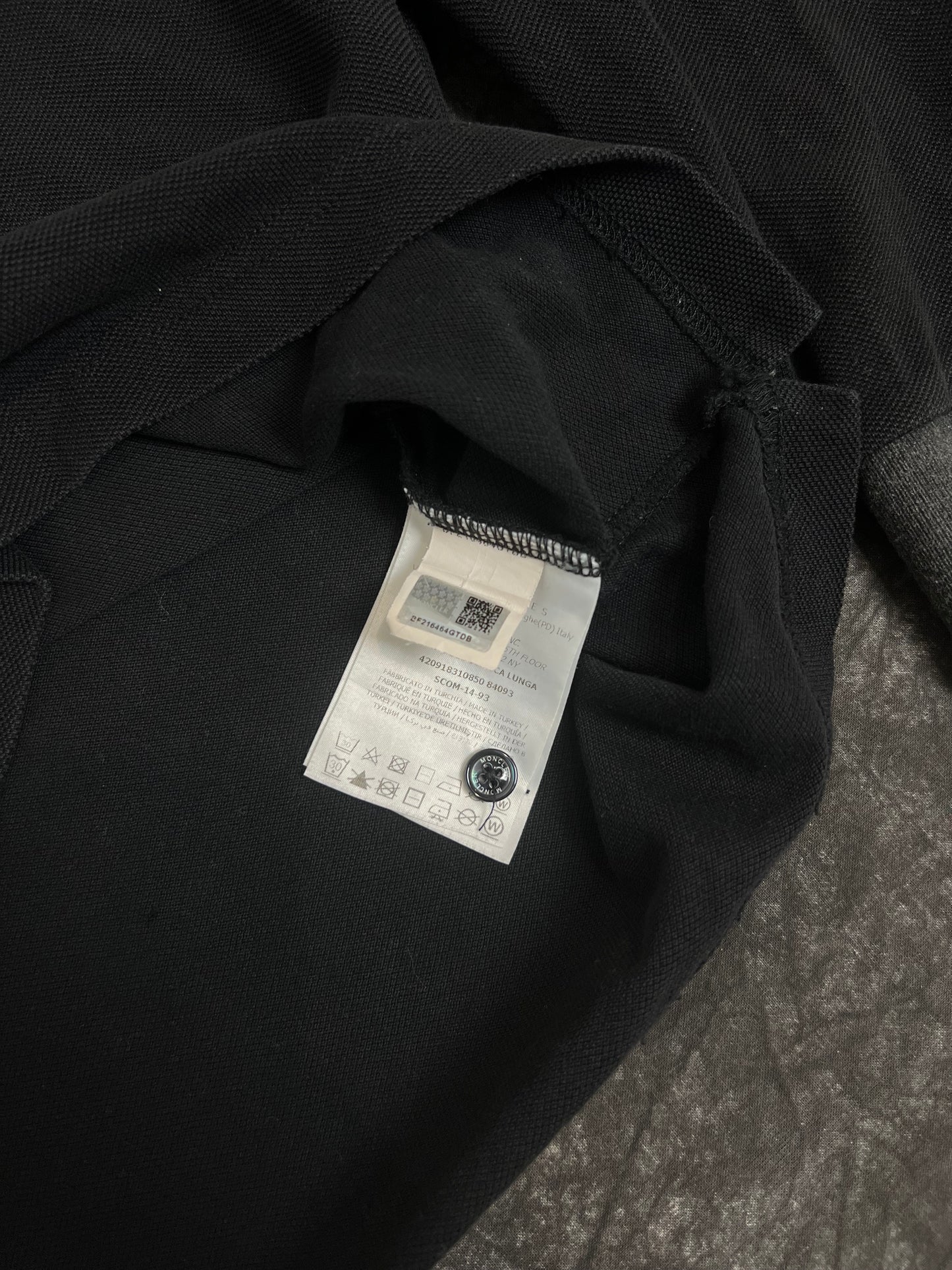 Moncler Langarm Polo (M)