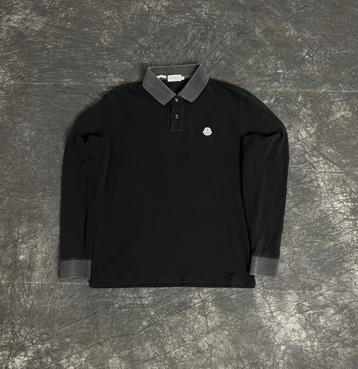 Moncler Langarm Polo (M)