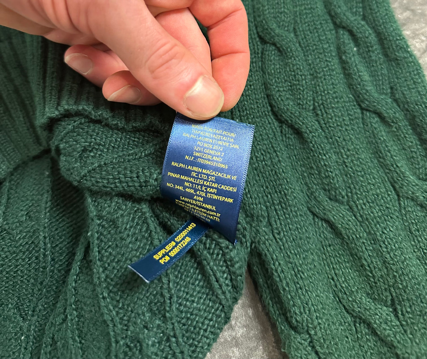 Ralph Lauren Strick Sweater (M)