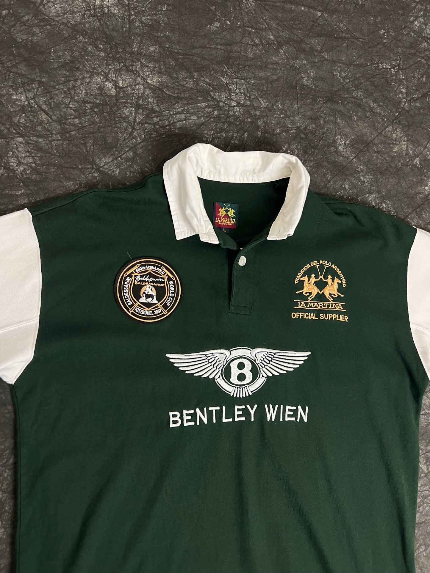 La Martina x Bentley Langarm Polo (XL)